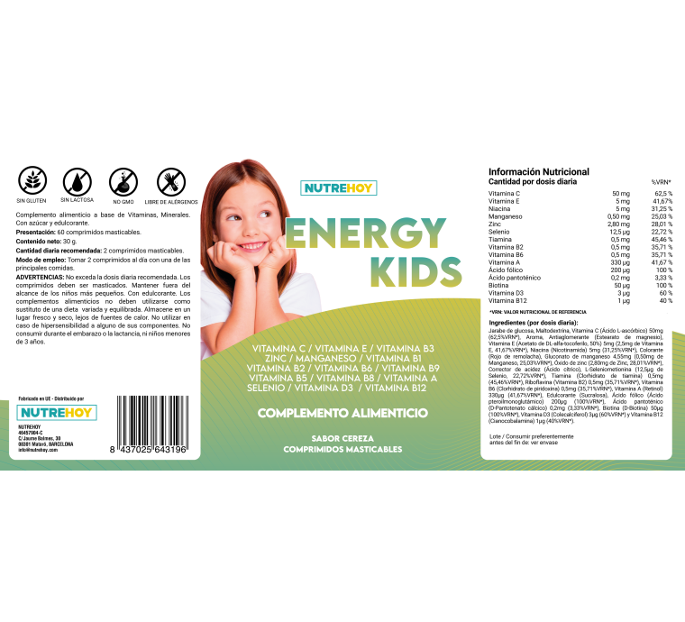 Energy Kids Nutrehoy