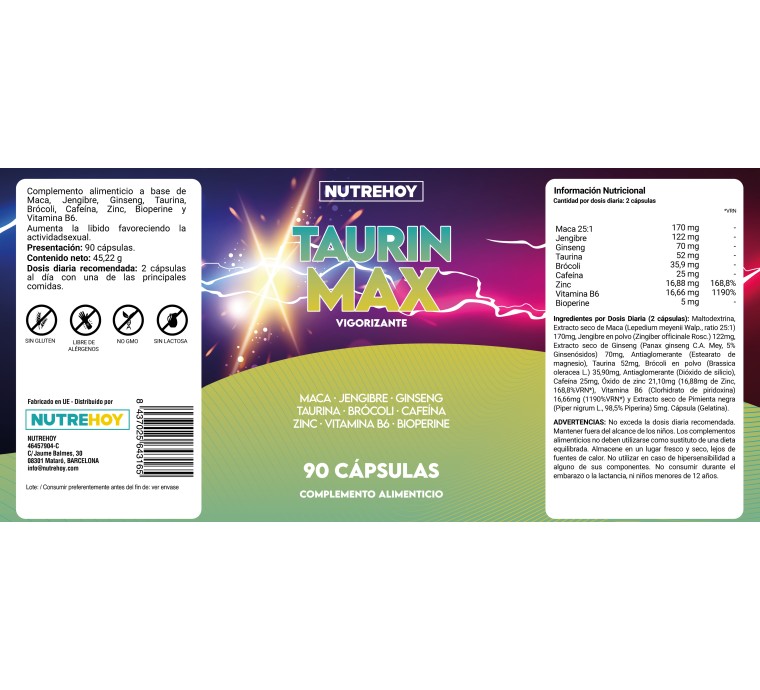 Taurin Max Nutrehoy
