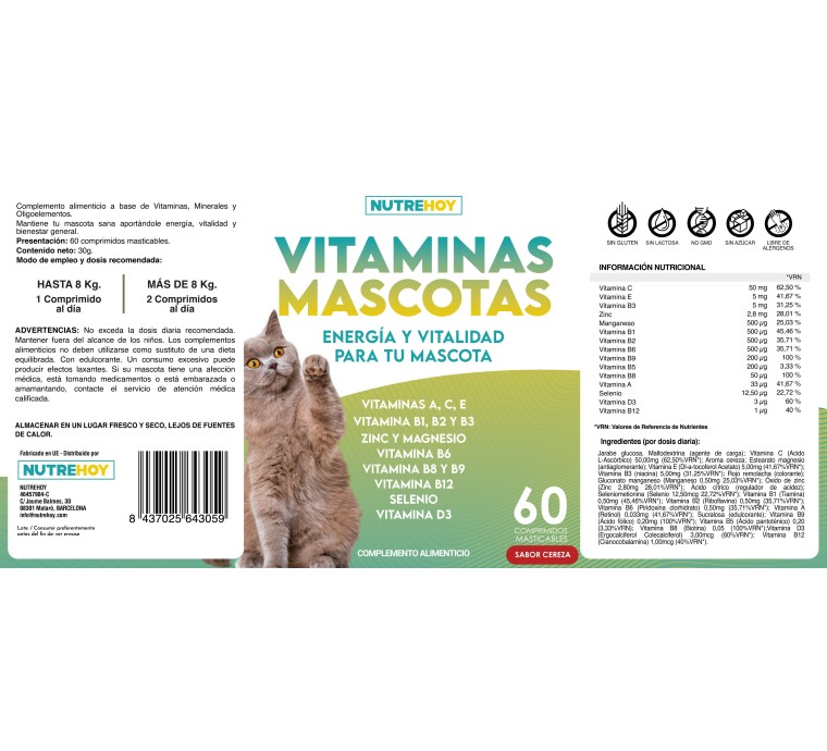 Vitaminas Mascotas